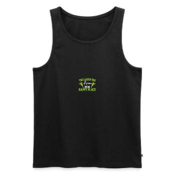 Lasertag Laser Tag - Men's Premium Organic Tank Top - black - Front - AI Model Male 178 light (178cm)