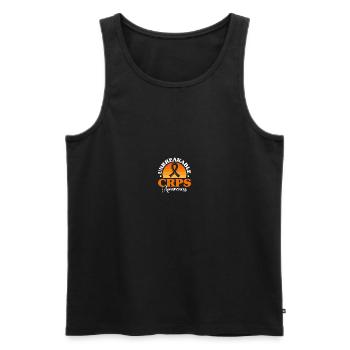 RSD CRPS-Bewusstsein - Männer Premium Bio Tank Top - Schwarz - Vorne - Michal (187cm)