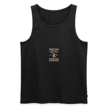Majorette danseuse tambour-major - Débardeur bio Premium Homme - noir - Devant - Michal (187cm)