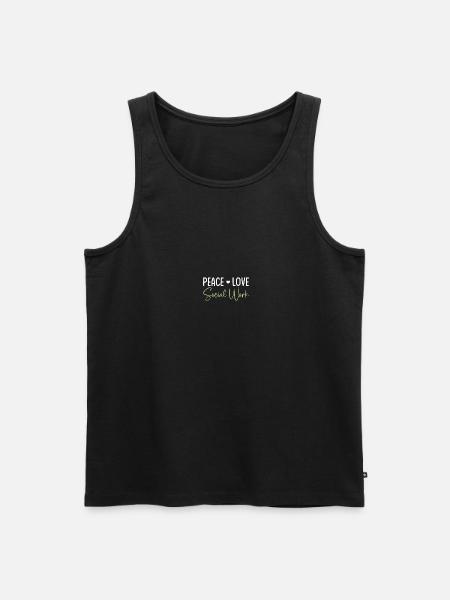 School Social Worker - Men's Premium Organic Tank Top - black