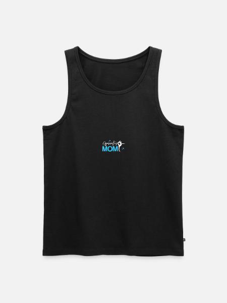Stolze Gymnastik-Mutter - Männer Premium Bio Tank Top - Schwarz