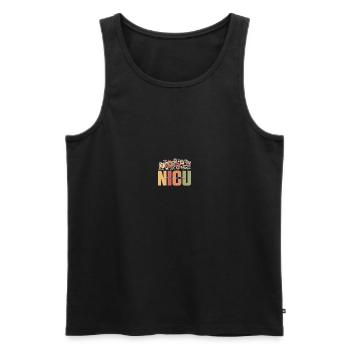 NICU sister - Men's Premium Organic Tank Top - black - Front - AI Model Male 178 light (178cm)