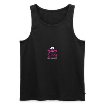 Nurse Intensive Care ICU - Men's Premium Organic Tank Top - black - Front - AI Model Male 178 light (178cm)