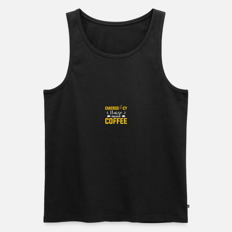 ER Krankenschwester Notfall Krankenschwester - Männer Premium Bio Tank Top - Schwarz