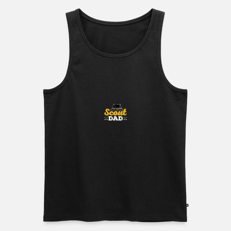 Pfadfinderführer - Männer Premium Bio Tank Top - Schwarz