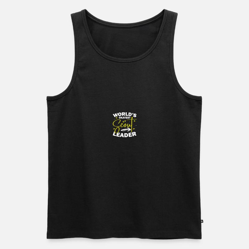 Pfadfinderführer - Männer Premium Bio Tank Top - Schwarz