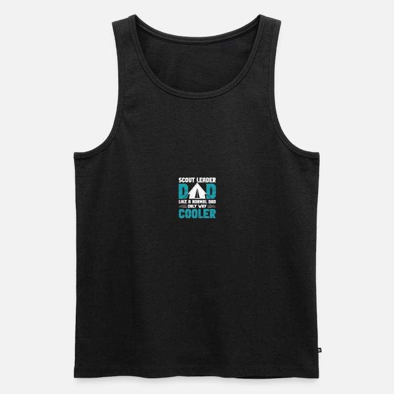 Pfadfinderführer - Männer Premium Bio Tank Top - Schwarz