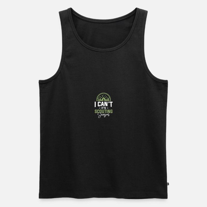 Pfadfinderführer - Männer Premium Bio Tank Top - Schwarz