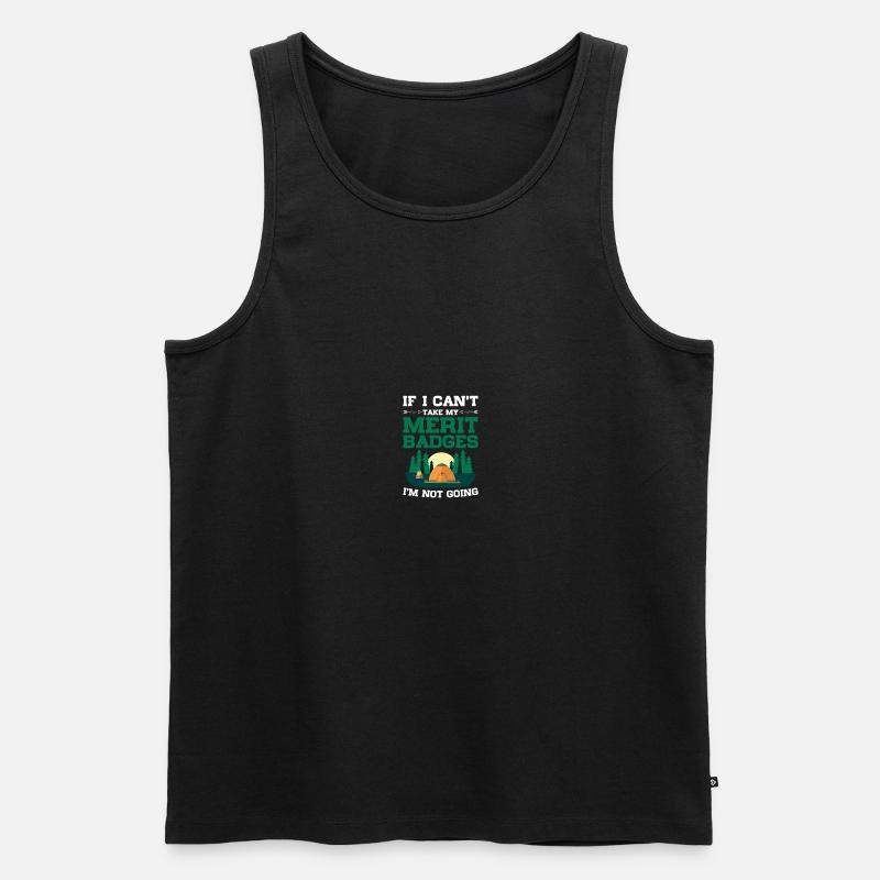 Pfadfinderführer - Männer Premium Bio Tank Top - Schwarz
