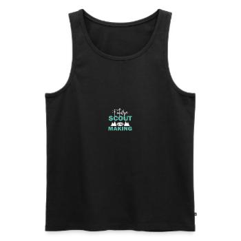 Scouting Scouts - Men's Premium Organic Tank Top - black - Front - AI Model Male 178 light (178cm)