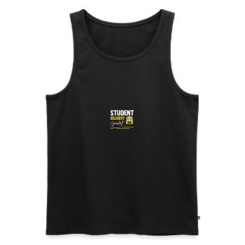 Busfahrer Schulbusfahrer - Männer Premium Bio Tank Top - Schwarz - Vorne - Michal (187cm)