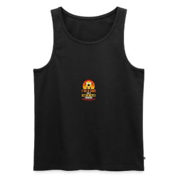 Busfahrer Schulbusfahrer - Männer Premium Bio Tank Top - Schwarz - Vorne - Michal (187cm)