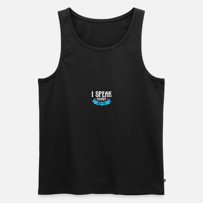 Medical Coding Medical Coders - Men's Premium Organic Tank Top - black