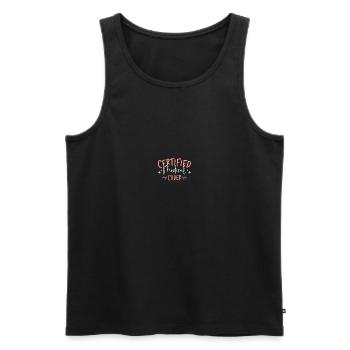 Medical Coding Medical Coders - Men's Premium Organic Tank Top - black - Front - AI Model Male 178 light (178cm)