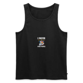 Shoe Collector Sneaker Collector Sneakerhead - Men's Premium Organic Tank Top - black - Front - Michal (187cm)