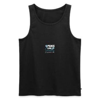 Shoe Collector Sneaker Collector Sneakerhead - Men's Premium Organic Tank Top - black - Front - Michal (187cm)