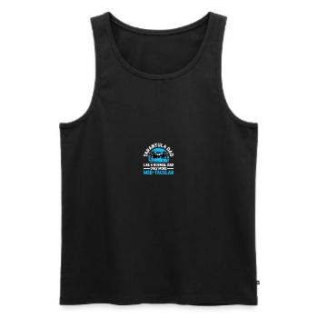 Spider Lovers Tarantula Owners - Men's Premium Organic Tank Top - black - Front - AI Model Male 178 light (178cm)