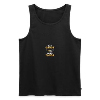 Spider Lovers Tarantula Owners - Men's Premium Organic Tank Top - black - Front - AI Model Male 178 light (178cm)