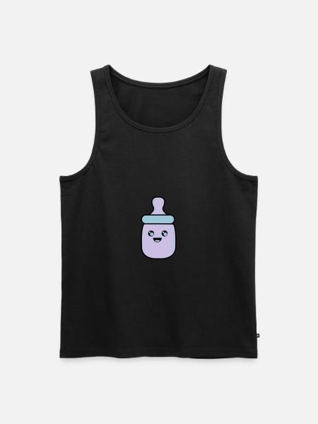bébé bouteille 02 - Débardeur bio Premium Homme - noir