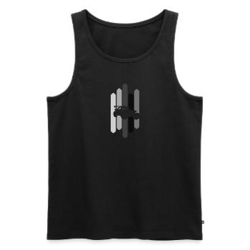 Autocross racing car - Men's Premium Organic Tank Top - black - Front - Michal (187cm)