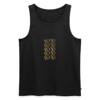 Year 1969 - Men's Premium Organic Tank Top - black - Front - Michal (187cm)