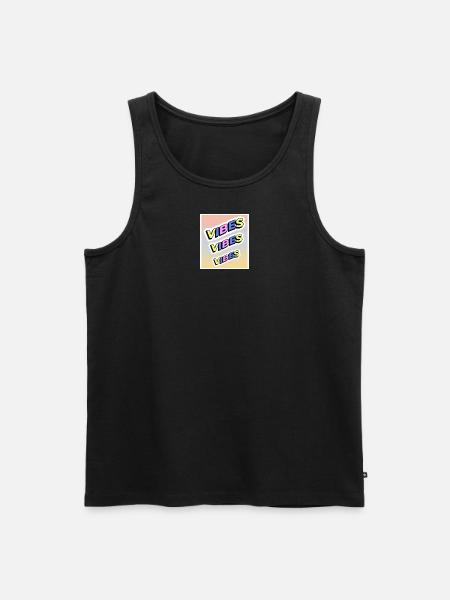 Gute laune - Männer Premium Bio Tank Top - Schwarz