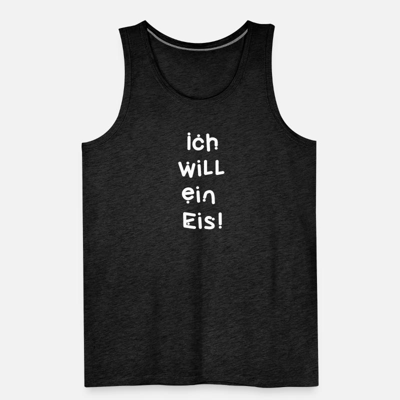 Ich will ein Eis! Männer Premium Bio Tank Top