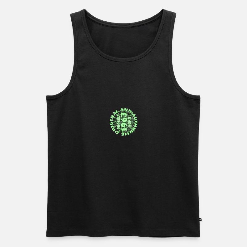 1963 - Männer Premium Bio Tank Top - Schwarz