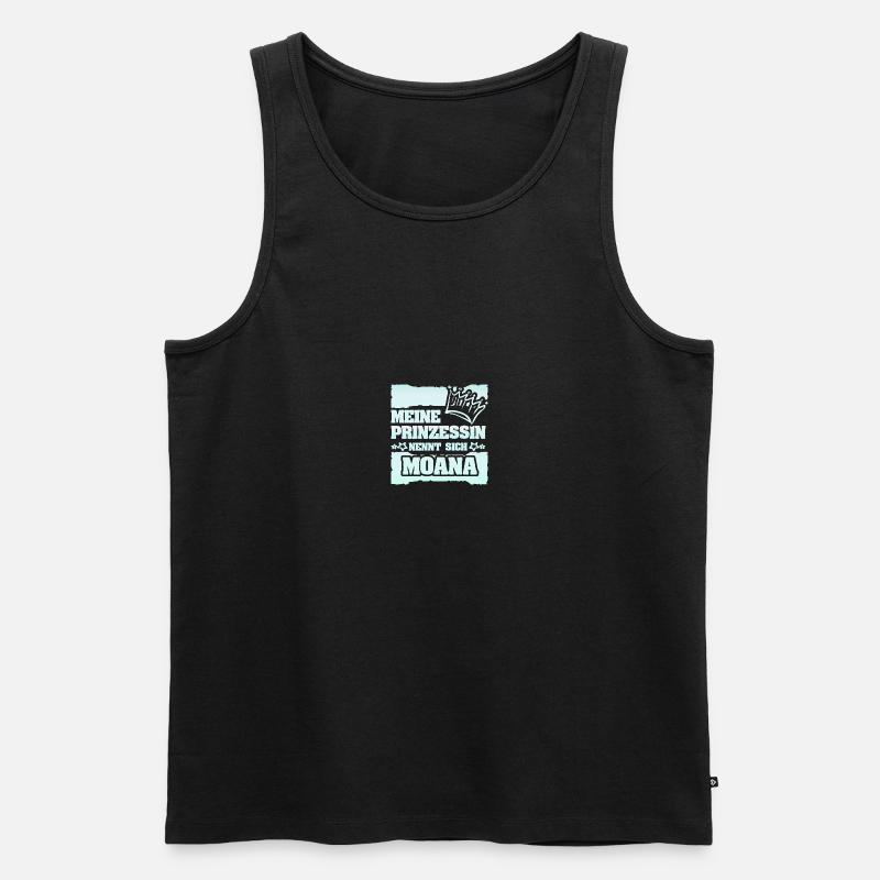 Moana - Männer Premium Bio Tank Top - Schwarz