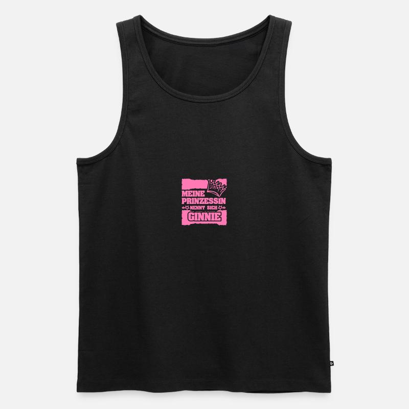 Ginnie als Mädchenname - Männer Premium Bio Tank Top - Schwarz