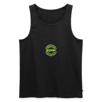 Geschenk für Benni - Männer Premium Bio Tank Top - Schwarz - Vorne - AI Model Male 178 light (178cm)