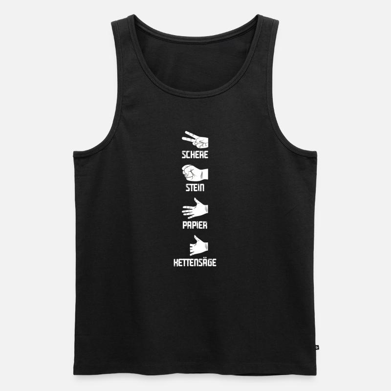 Handwerker Beruf Handwerker Geschenk - Männer Premium Bio Tank Top - Schwarz