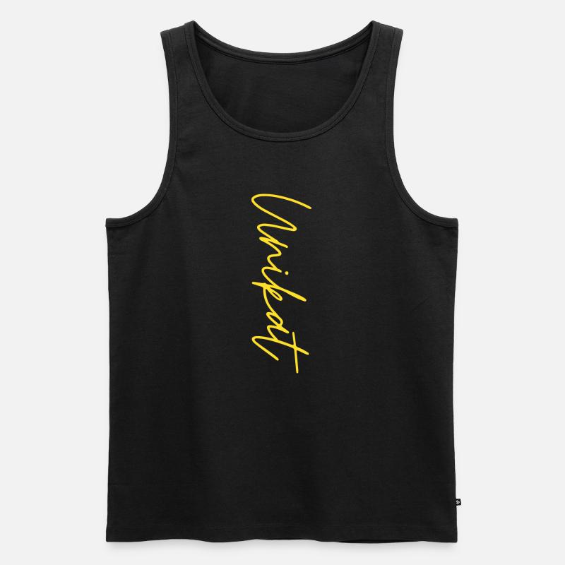 Unikat - Männer Premium Bio Tank Top - Schwarz