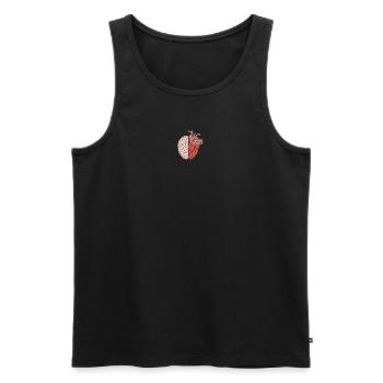 Finden Sie Ihr Gleichgewicht - Männer Premium Bio Tank Top - Schwarz - Vorne - AI Model Male 178 light (178cm)