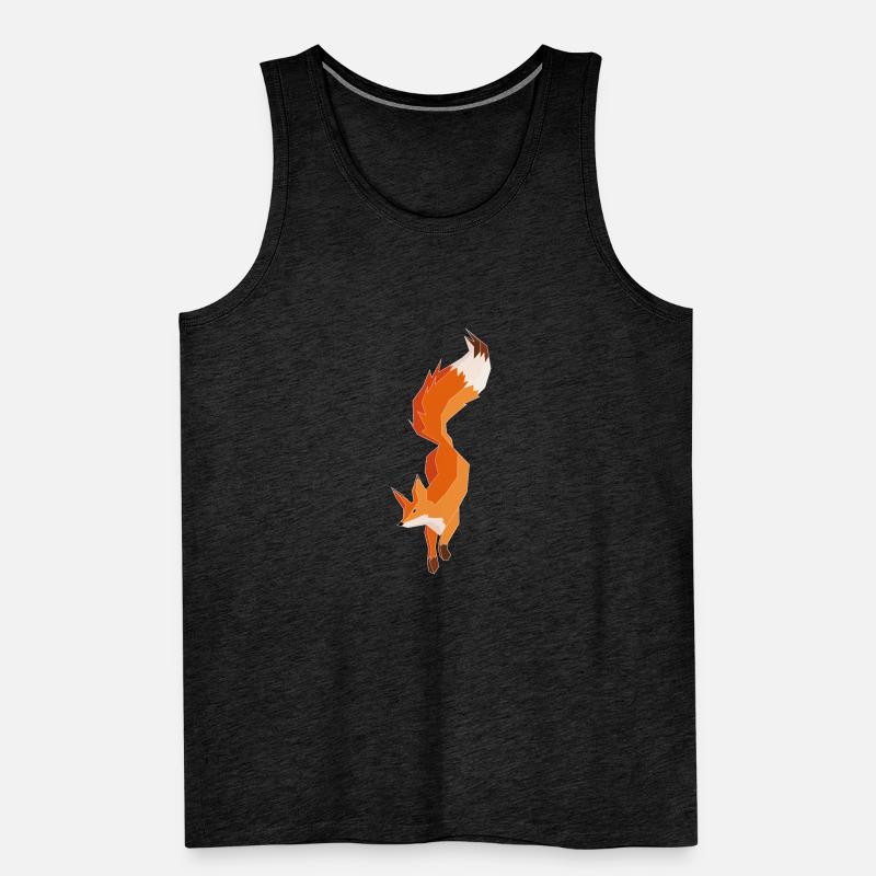 Fuchs Polygone Graphique Débardeur bio Premium Homme