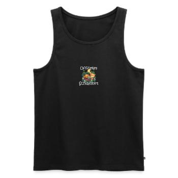 Offizielles Schlafshirt Wildcatbaby - Männer Premium Bio Tank Top - Schwarz - Vorne - Michal (187cm)