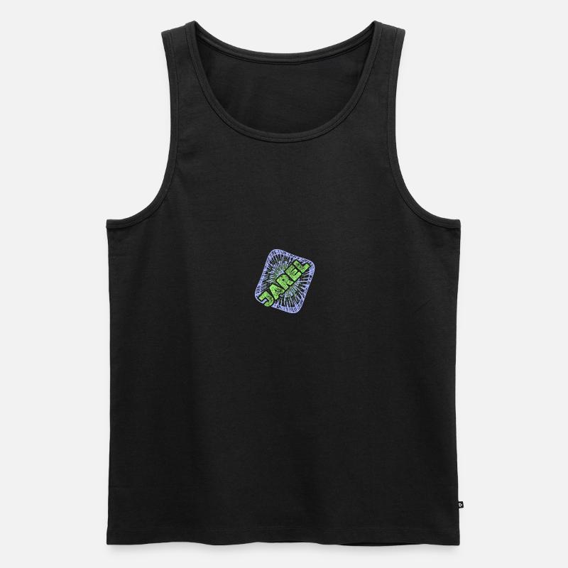 Jarel Jarel - Männer Premium Bio Tank Top - Schwarz
