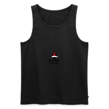 Équipe de Noël - Débardeur bio Premium Homme - noir - Devant - Michal (187cm)