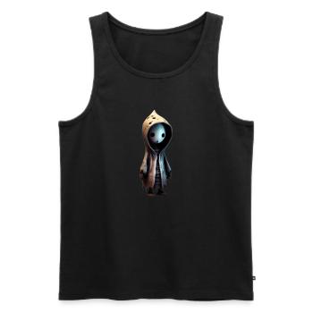 Monstre mignon - Débardeur bio Premium Homme - noir - Devant - AI Model Male 178 light (178cm)