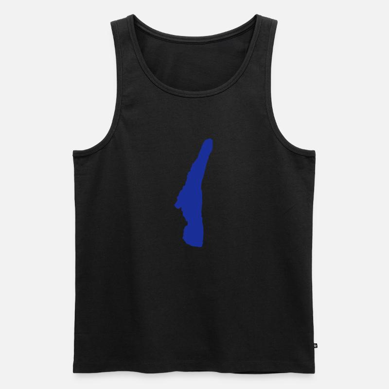 Starnberger See - Männer Premium Bio Tank Top - Schwarz