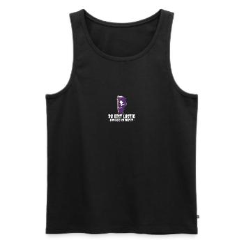 Du Bist Lustig Dich Hole Ich Zuletzt, Büro Humor - Männer Premium Bio Tank Top - Schwarz - Vorne - Michal (187cm)