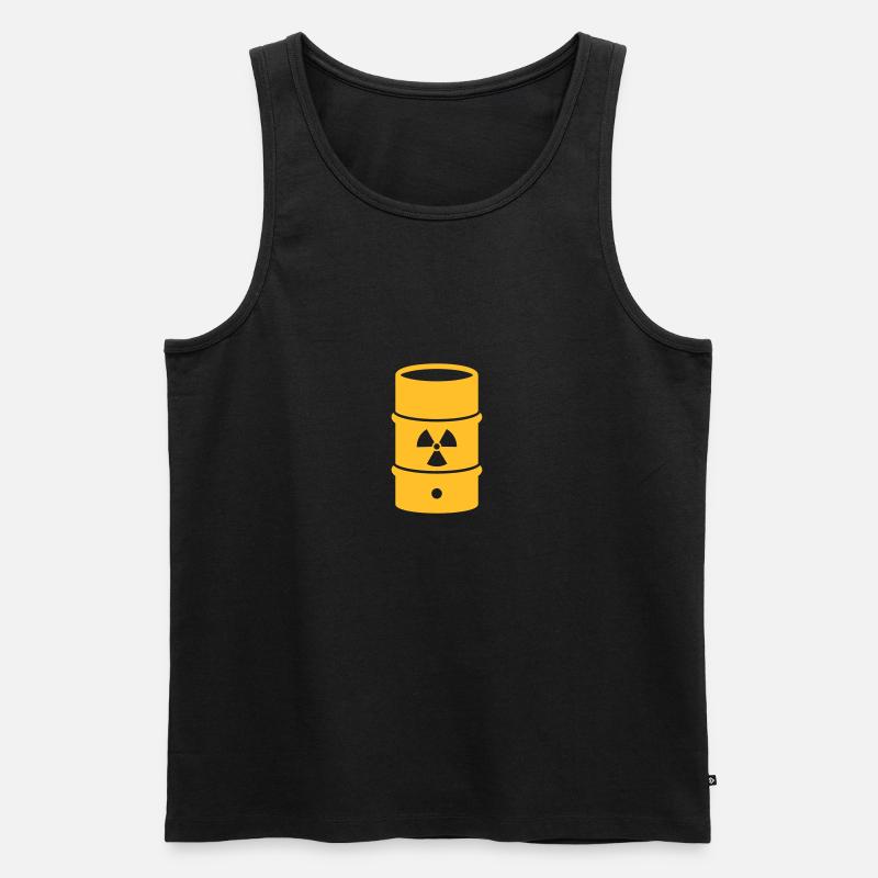 Atommüll - Männer Premium Bio Tank Top - Schwarz