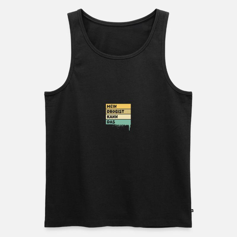 Drogist - Männer Premium Bio Tank Top - Schwarz