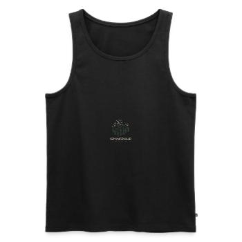 Schwarzwald Koordinaten Schwarzwälder Gebirge - Männer Premium Bio Tank Top - Schwarz - Vorne - Michal (187cm)