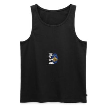 Kosovo Flag Flag Jersey Kosovar Gift - Men's Premium Organic Tank Top - black - Front - AI Model Male 178 light (178cm)