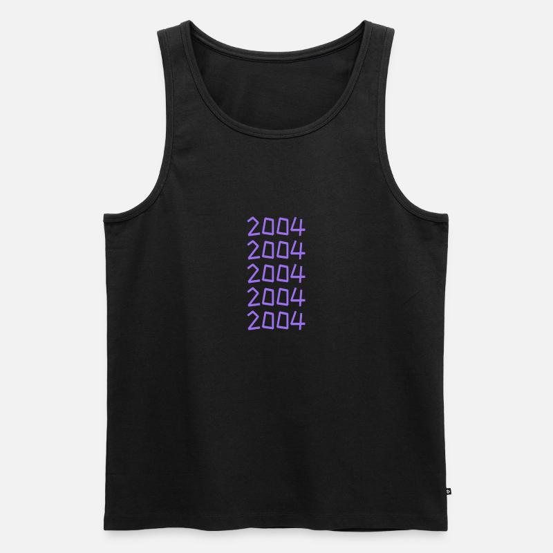 2004 - Männer Premium Bio Tank Top - Schwarz