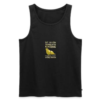 Ist So Ein Schnecken Ding du würdest es nicht - Männer Premium Bio Tank Top - Schwarz - Vorne - Michal (187cm)