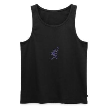 Dario als Name - Männer Premium Bio Tank Top - Schwarz - Vorne - AI Model Male 178 light (178cm)