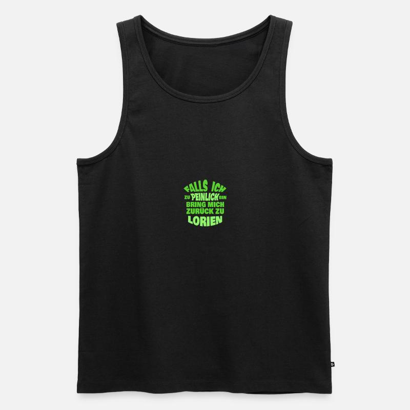 Lorien - Männer Premium Bio Tank Top - Schwarz