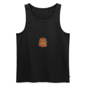 Town 2021 - Men's Premium Organic Tank Top - black - Front - Michal (187cm)